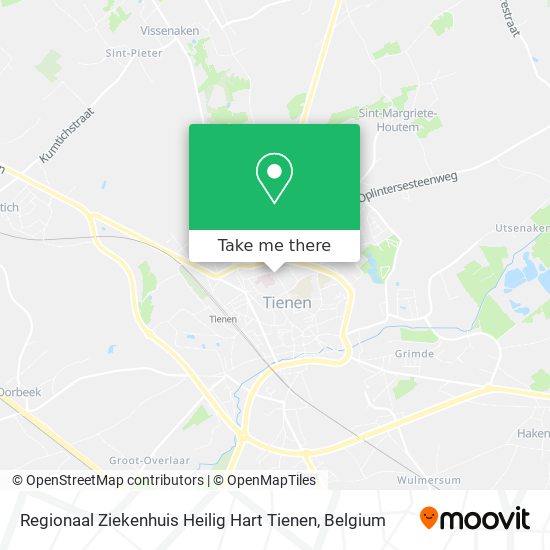 Regionaal Ziekenhuis Heilig Hart Tienen map
