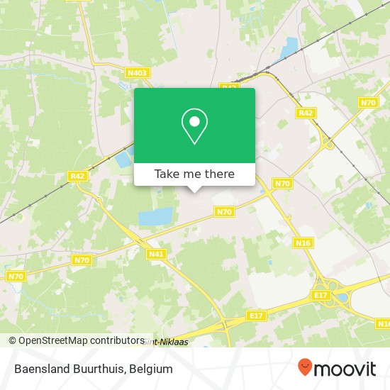 Baensland Buurthuis map