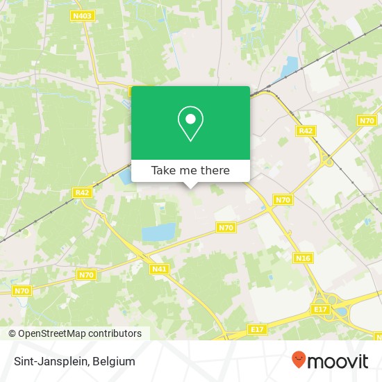Sint-Jansplein map