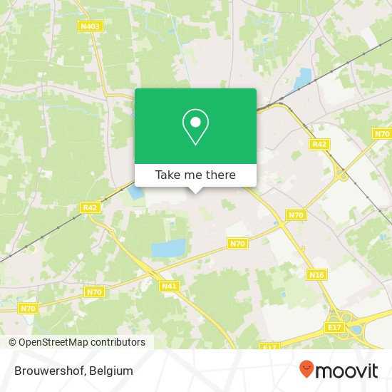 Brouwershof map