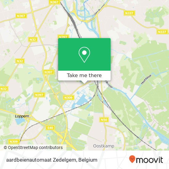 aardbeienautomaat Zedelgem plan