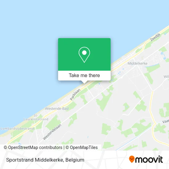 Sportstrand Middelkerke map