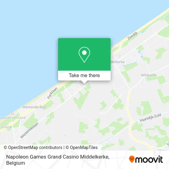 Napoleon Games Grand Casino Middelkerke map