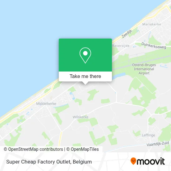 Super Cheap Factory Outlet map