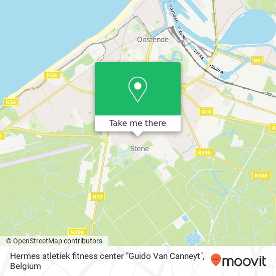 Hermes atletiek fitness center "Guido Van Canneyt" plan