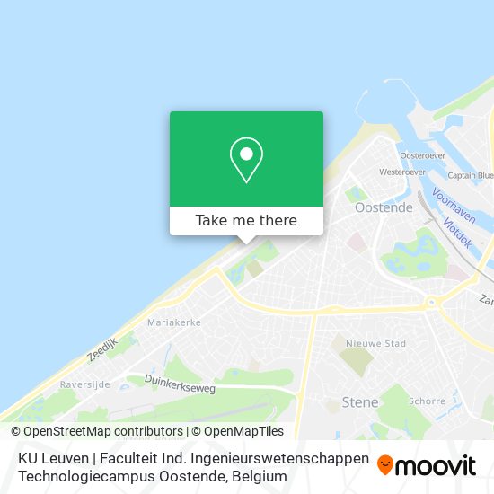 KU Leuven | Faculteit Ind. Ingenieurswetenschappen Technologiecampus Oostende map