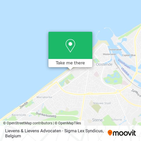 Lievens & Lievens Advocaten - Sigma Lex Syndicus map
