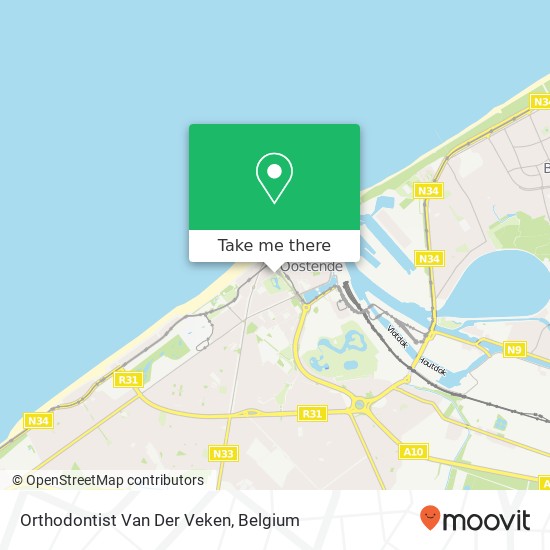 Orthodontist Van Der Veken map