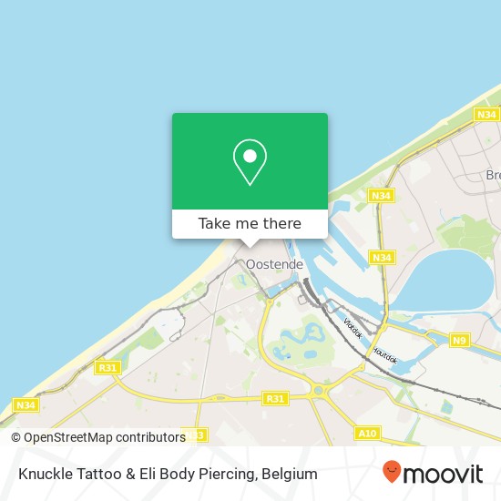 Knuckle Tattoo & Eli Body Piercing map