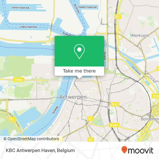 KBC Antwerpen Haven plan