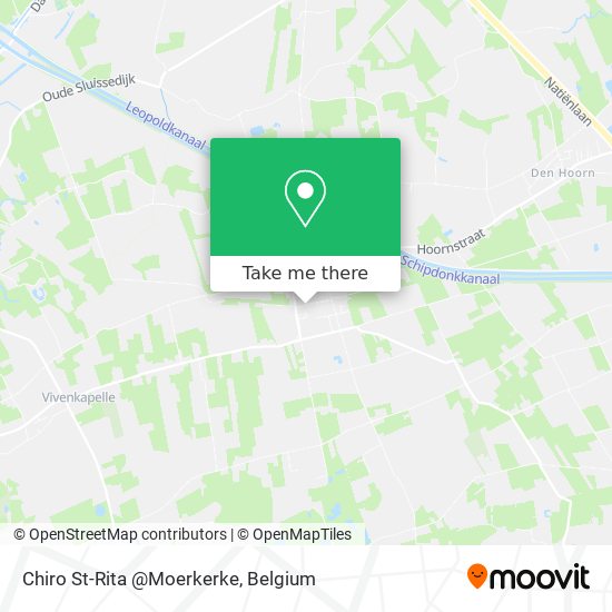 Chiro St-Rita @Moerkerke map