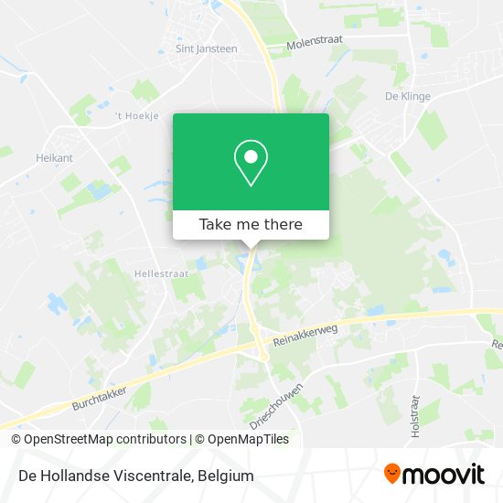 De Hollandse Viscentrale map