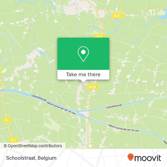 Schoolstraat map