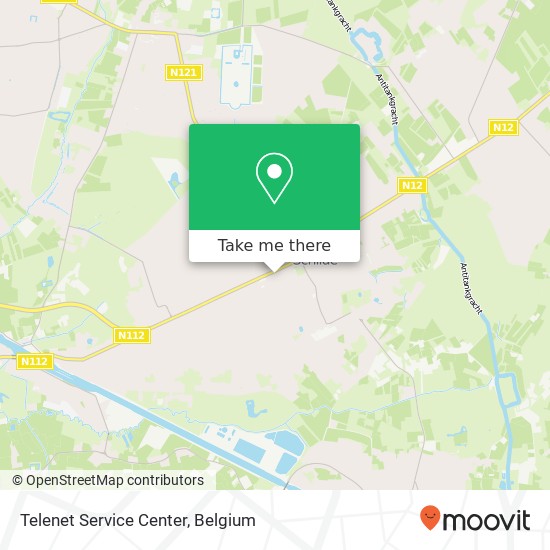 Telenet Service Center map