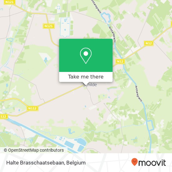 Halte Brasschaatsebaan map