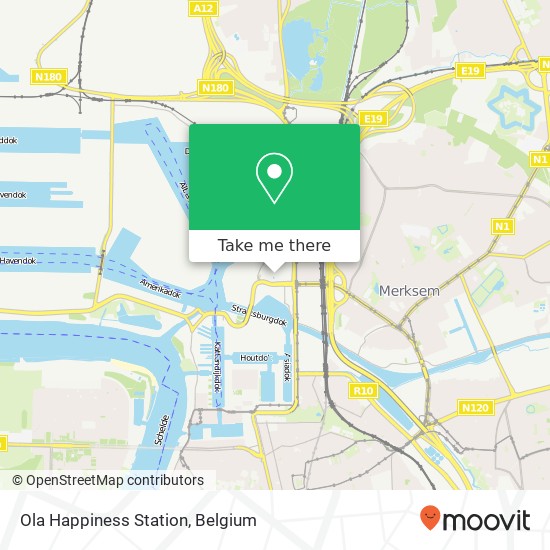 Ola Happiness Station map