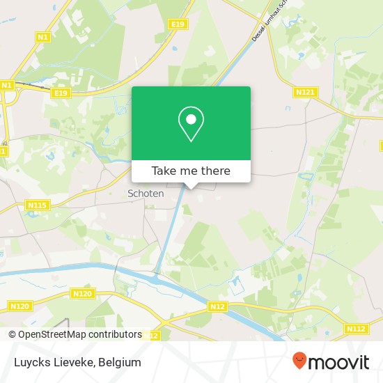 Luycks Lieveke map