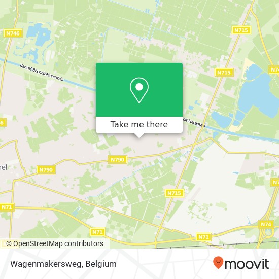Wagenmakersweg map