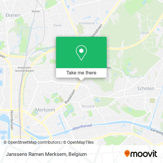 Janssens Ramen Merksem map