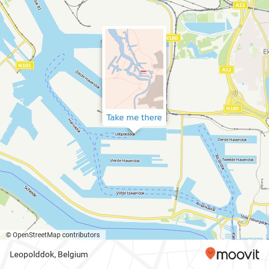 Leopolddok map