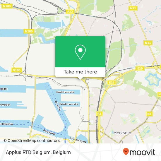 Applus RTD Belgium map