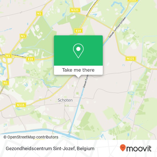 Gezondheidscentrum Sint-Jozef map