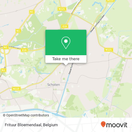 Frituur Bloemendaal map