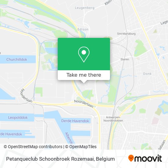 Petanqueclub Schoonbroek  Rozemaai map