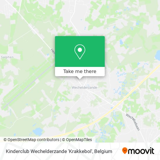 Kinderclub Wechelderzande 'Krakkebol' map