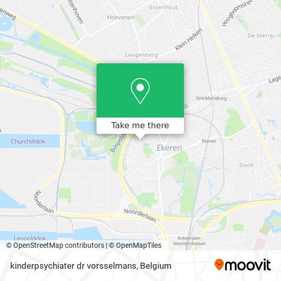 kinderpsychiater dr vorsselmans map