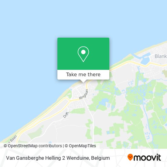 Van Gansberghe Helling 2 Wenduine map