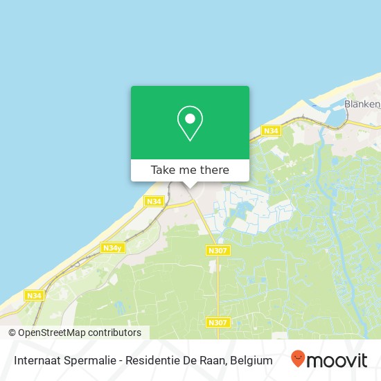 Internaat Spermalie - Residentie De Raan map