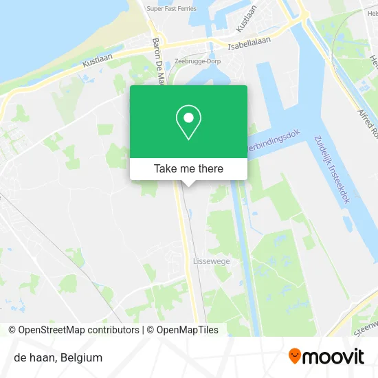 de haan map