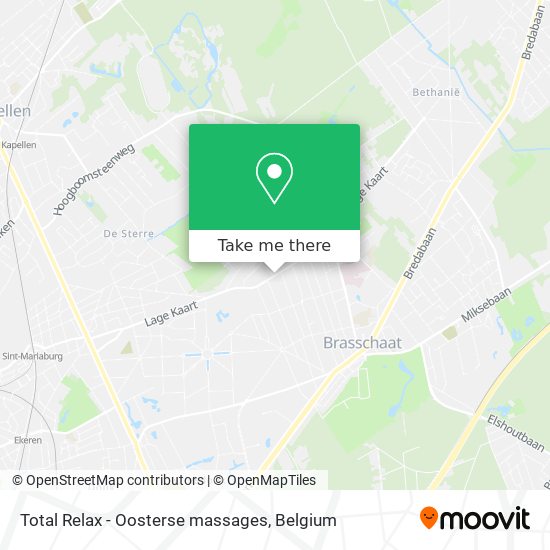 Total Relax - Oosterse massages map