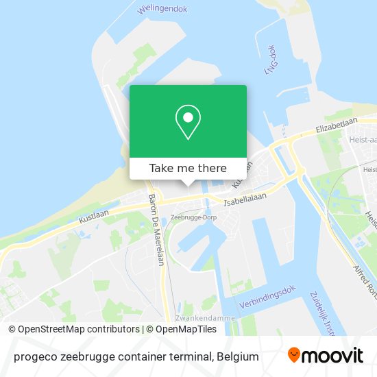 progeco zeebrugge container terminal map