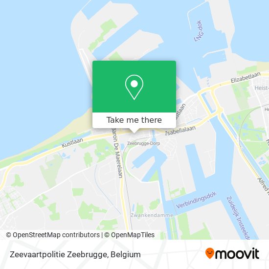 Zeevaartpolitie Zeebrugge plan