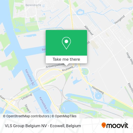 VLS Group Belgium NV - Ecowell map