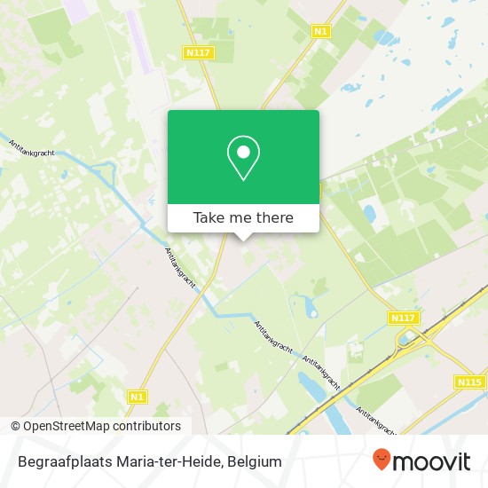 Begraafplaats Maria-ter-Heide plan