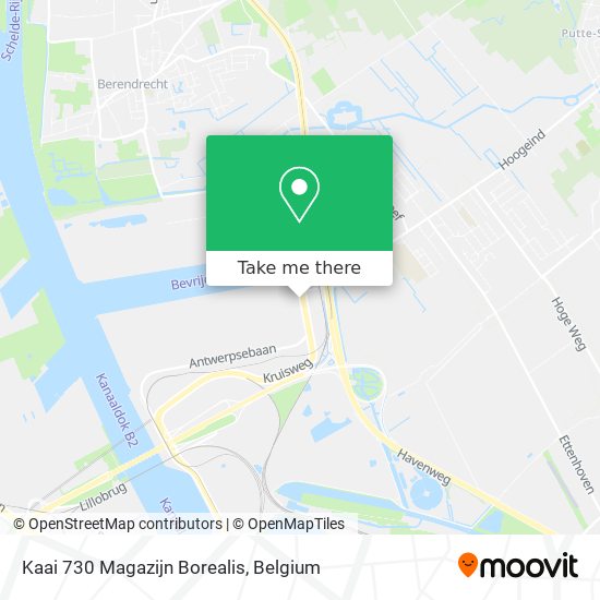 Kaai 730 Magazijn Borealis plan