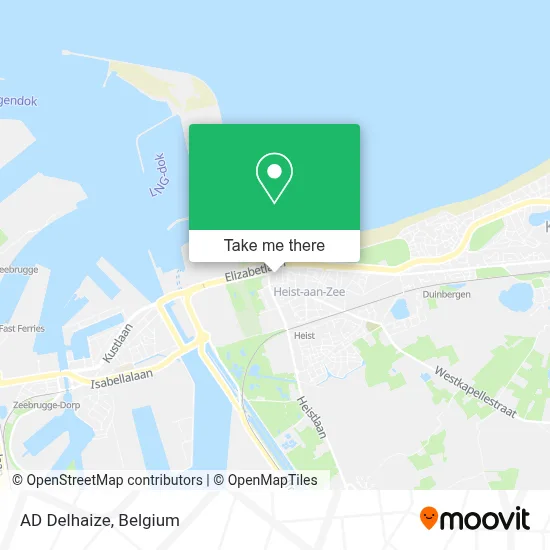 AD Delhaize map