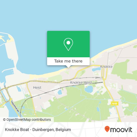 Knokke Boat - Duinbergen plan