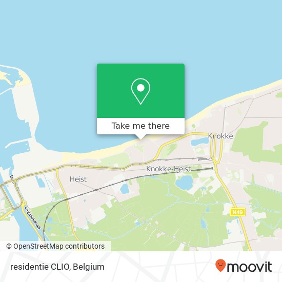 residentie CLIO map