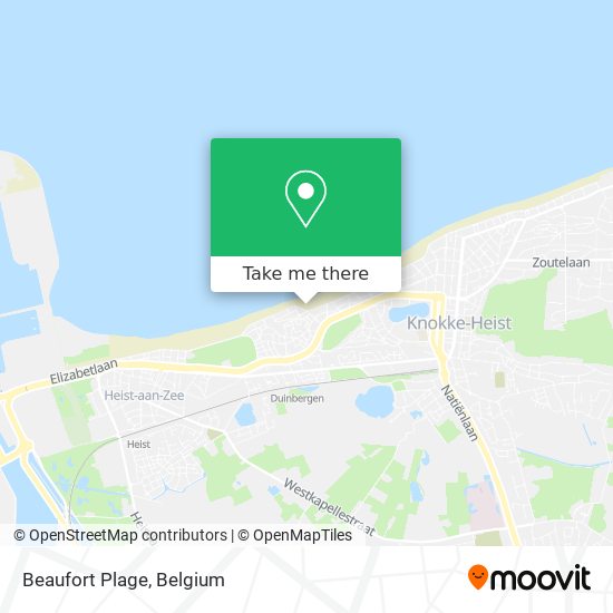 Beaufort Plage map