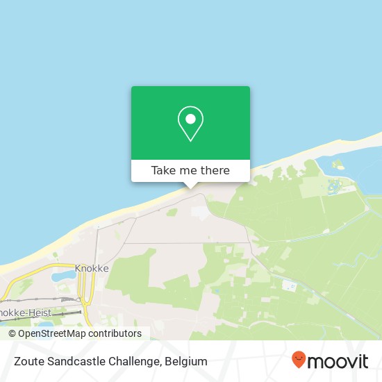 Zoute Sandcastle Challenge map
