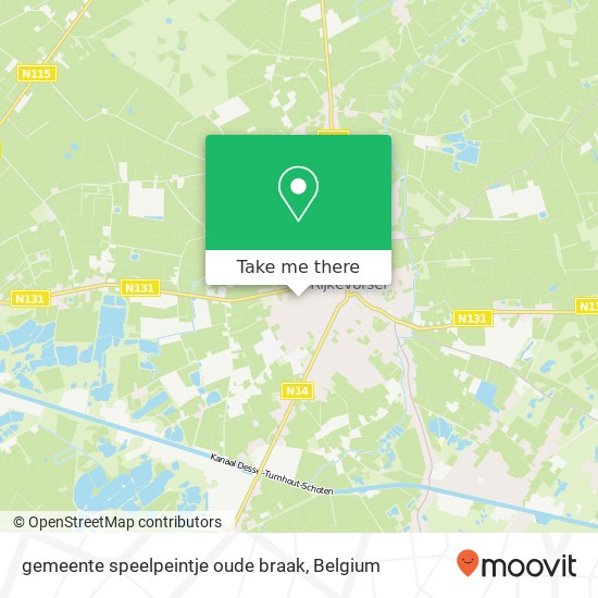 gemeente speelpeintje oude braak map