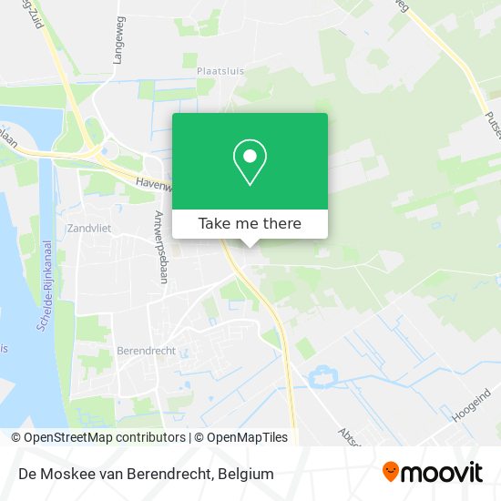 De Moskee van Berendrecht map