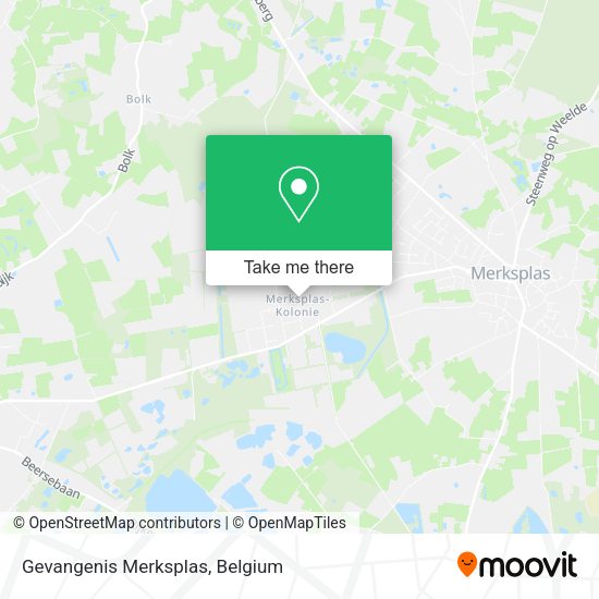 Gevangenis Merksplas map