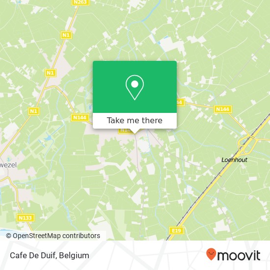 Cafe De Duif map