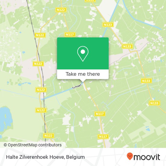 Halte Zilverenhoek Hoeve map