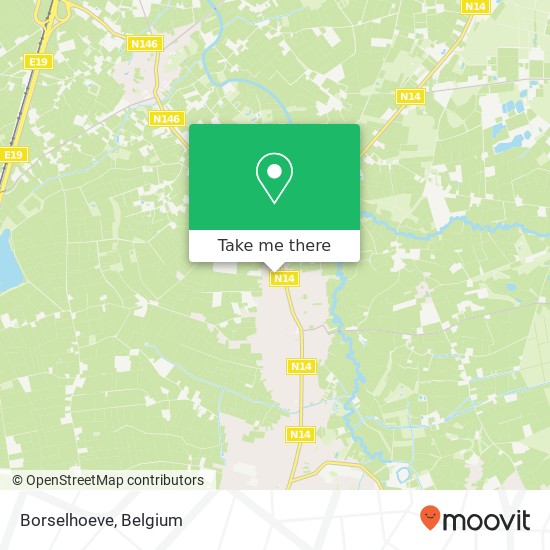 Borselhoeve map